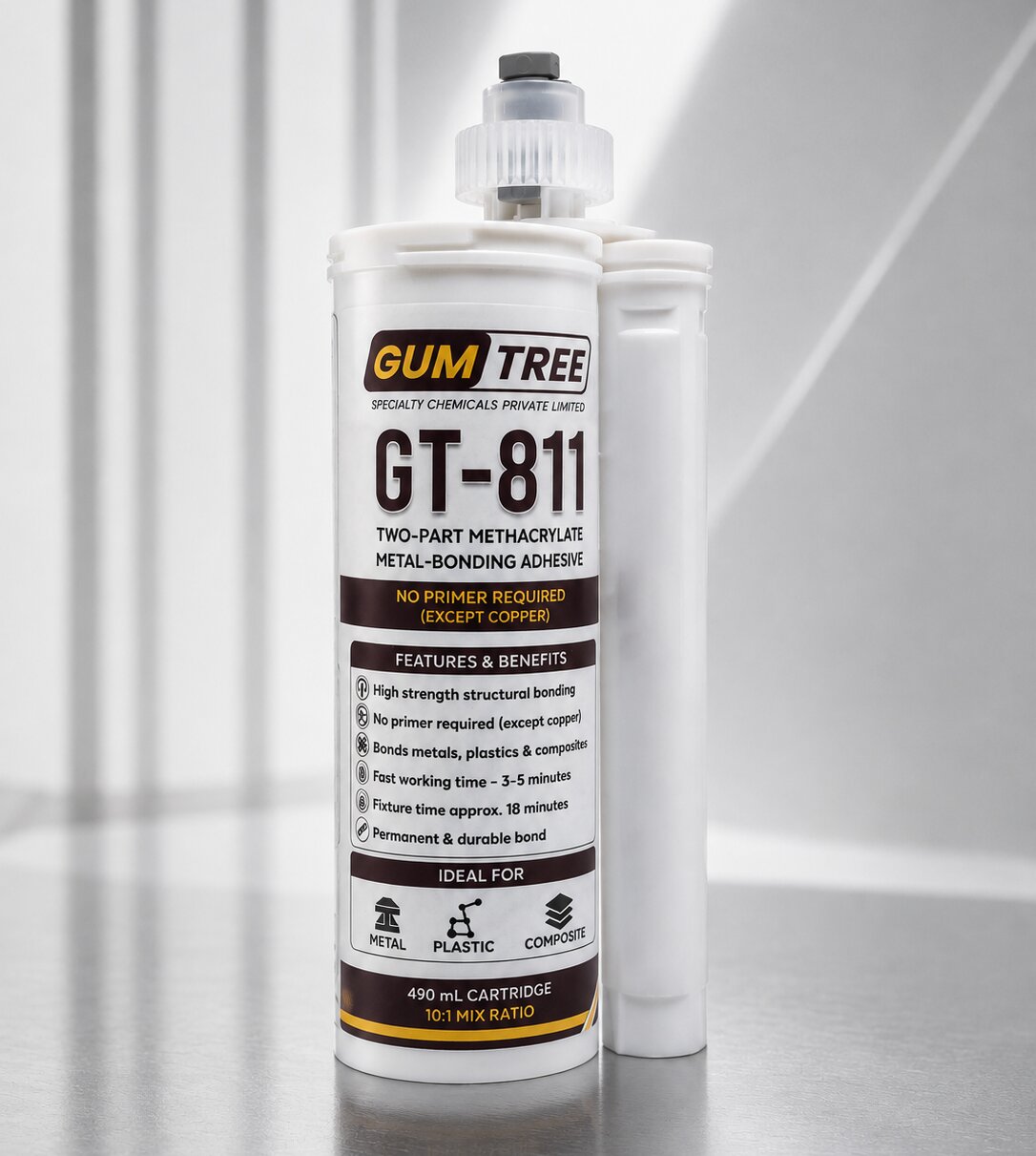 GT-811 — Two-Part Methacrylate Metal-Bonding Adhesive